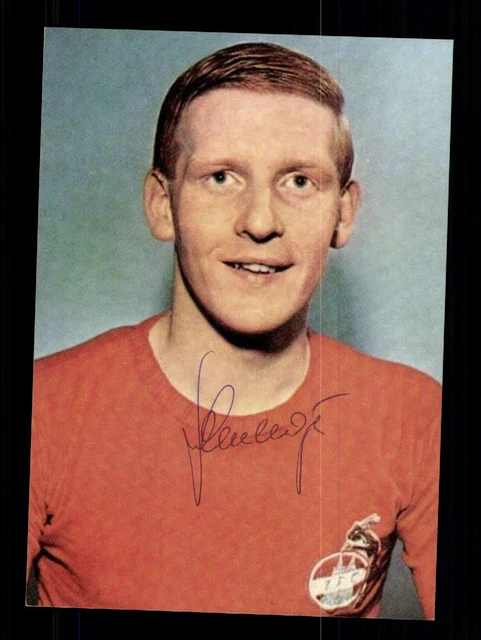 KARL HEINZ SCHNELLINGER Autogrammkarte 1 FC Köln Spieler 60er Jahre