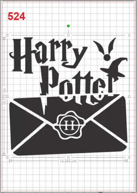 HARRY POTTER SEALED Letter Stencil MYLAR A4 sheet strong reusable Art
