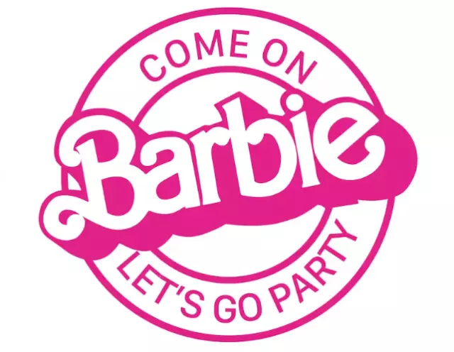 Come On Barbie Let's Go Party Vinyl Decal Car Truck Laptop Sticker