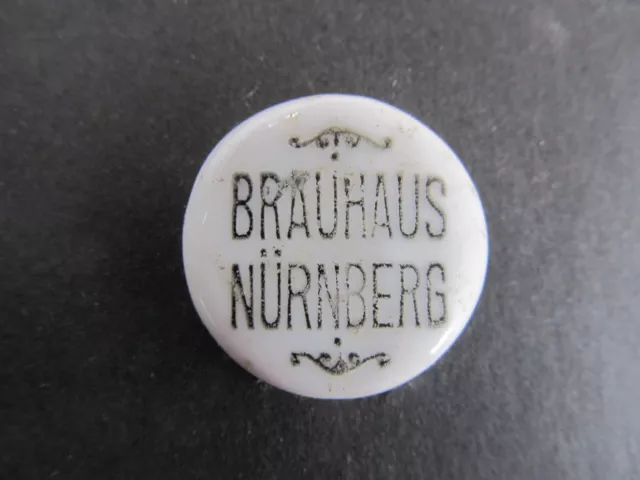 Brauhaus Nürnberg - Porzellan-, Bügel- oder Flaschenverschluß (1897)