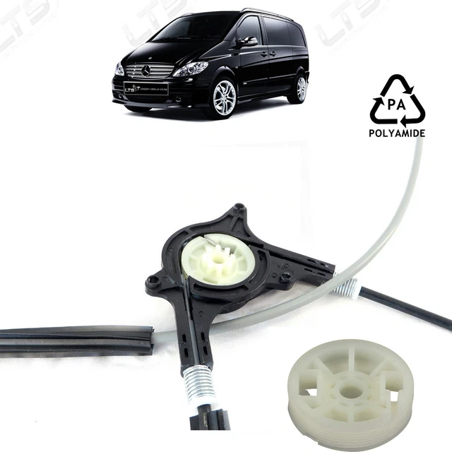 Mercedes Viano Electric Window Regulator Roller Front Right Side Pulley