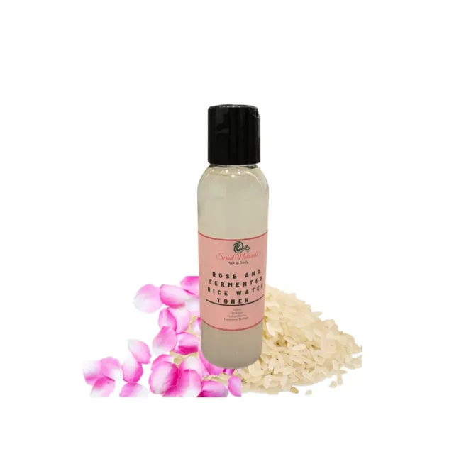 Organic Rose and Fermented Rice Water Face Toner- 4oz