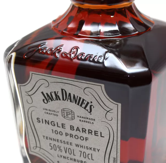 Jack Daniels 100 PROOF Single Barrel Tennessee Whiskey 0,7l 50% + Silver Box