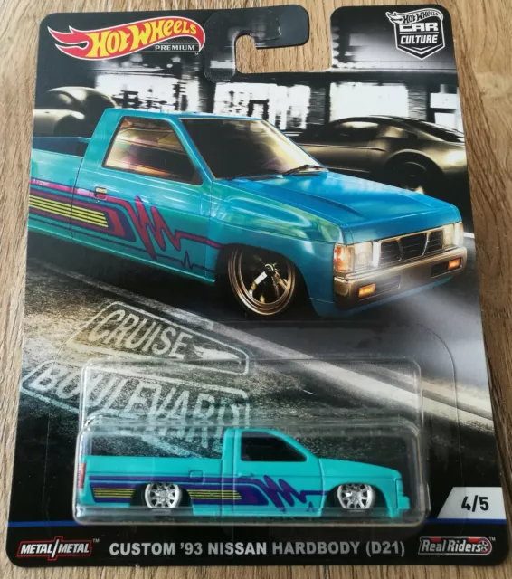 ★Hot Wheels, CUSTOM '93 NISSAN HARDBODY (D21), Cruise Boulevard 4/5, Real Rider★