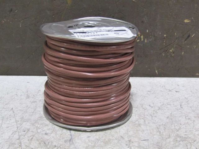 Genesis 47160307 18/10 Copper 18 AWG Thermostat Cable, Brown, 250 ft Genesis 47160307 18/10 Copper 18 AWG Thermostat Cable, Brown, 250 ft