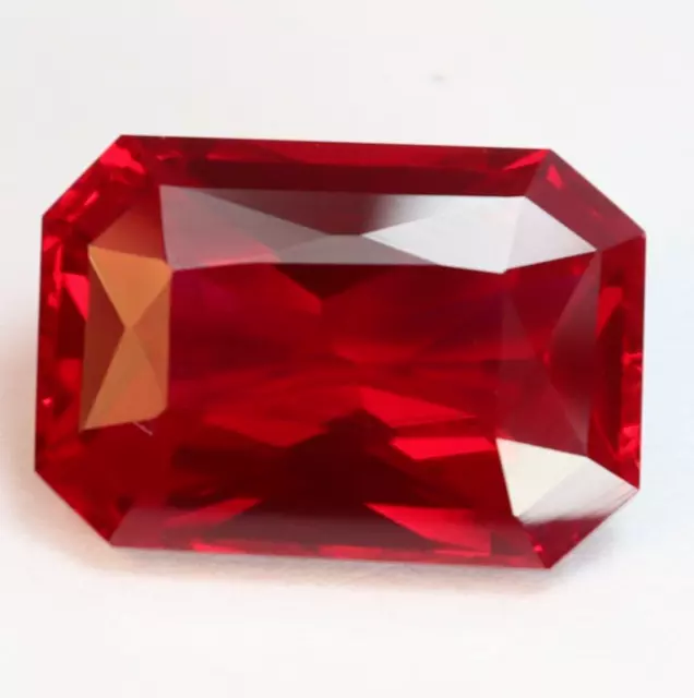 Rot Rubin 25.50 CT Natürlich Smaragd Facettiert Cut Aaaaa VVS Lose Zertifiziert