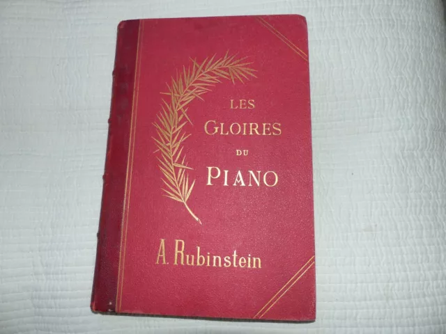 Les gloires du piano Antoine RUBINSTEIN 21 morceaux