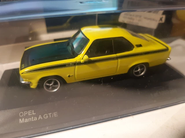 Altaya 1:43 Opel Manta A GT/E Black Magic Baujahr 1975 schwarz Ixo