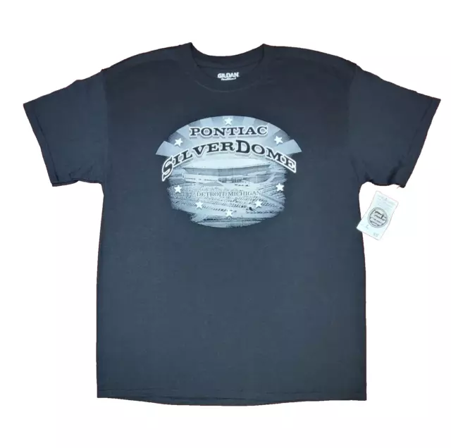 "PONTIAC SILVERDOME" 2-SIDED TSHIRT *SEE VIDEO Detretro313 2