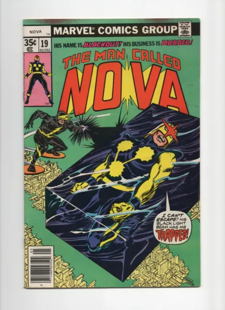 Nova #19 6.5 (O/W) FN+ 1st Appearance of Blackout Marvel Comics 1978 Bronze Age