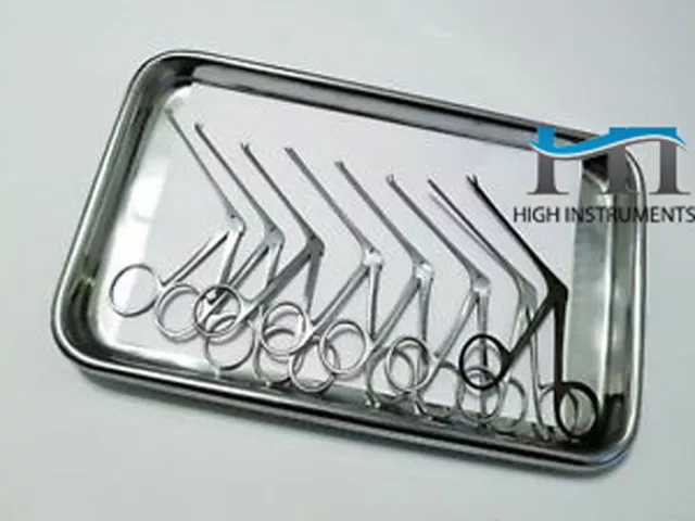 Micro Alligator Cup Ear Forceps Bellucci Scissors 3.5 Serrated Surgical German