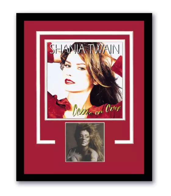 Shania Twain Autographed Signed 11x14 Custom Framed CD Queen of Me Country ACOA