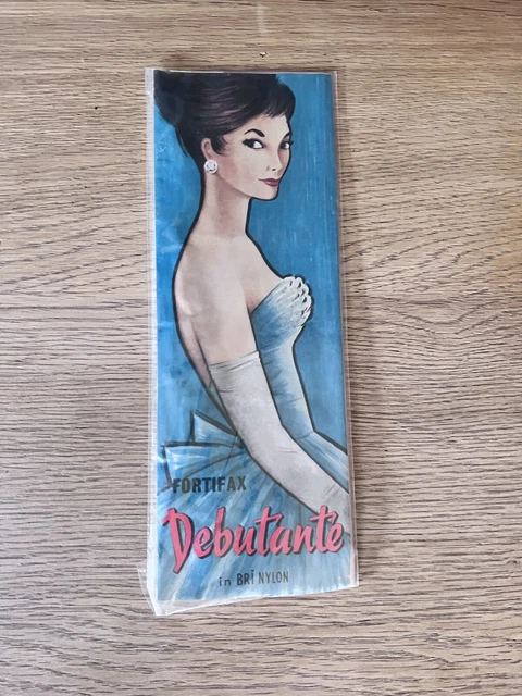 VINTAGE GLAMOUR FULLY Fashioned Nylon Seamed Sheer Stockings 15 Denier