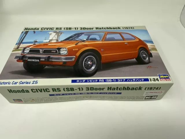 Hasegawa 1/24 Scale HC25 Honda Civic RS SB-1 3 Door Hatchback Plastic Model Kit 2