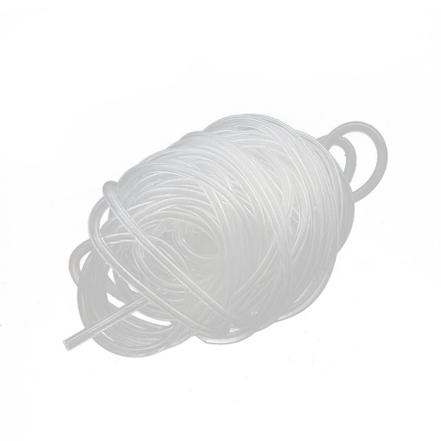 1 mm x 2 mm tubo in silicone trasparente flessibile ad alta temperatura tubo tubo lunghezza 5 m