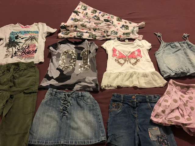 Girls Clothing Bundle Age 4-5-6-7 Mixed Items. Next River Island Etc