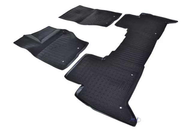 3D EXCLUSIVE TAPIS DE SOL EN CAOUTCHOUC pour LAND ROVER DISCOVERY V  depuis 2016 2