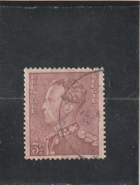 L5585 BELGIQUE timbre Y&T N° 531 de 1940-41 " Leopold III " Oblitéré