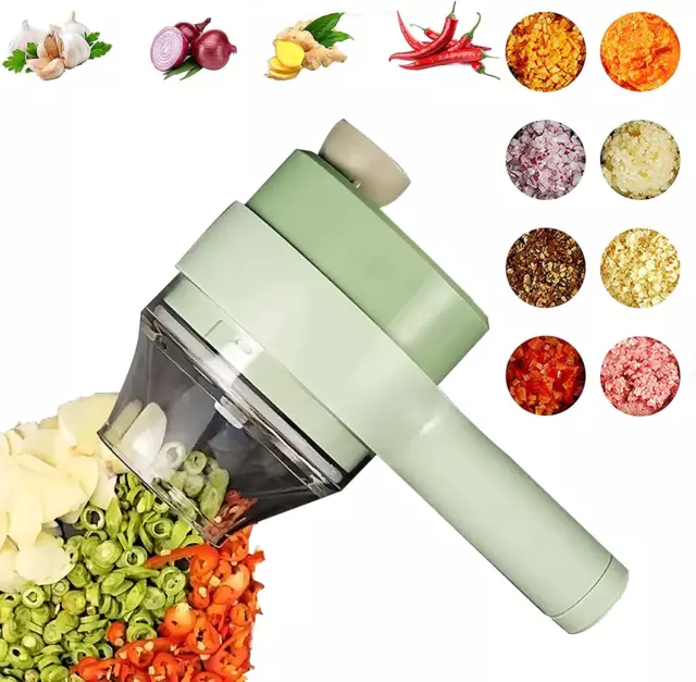 Electric Commercial Vegetable Dicer Electric Fruit Dicing Machine+3x Grid Blades Silver Stainless Steel, Size: 21*32*38cm/8.27*12.6*14.96in