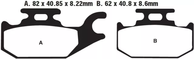 EBC SFA413HH Bremsbeläge Suzuki UH 200 / UH 125  ;    Benelli Caffe Nero 250 LC