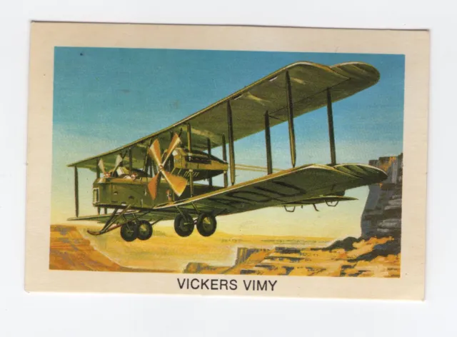 Bread Great Sunblest Air Race Cards #01 Vickers Vimy G-EAOU (diff)