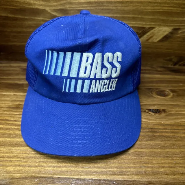 VINTAGE BASS ANGLERS Sportsman Society Snapback Hat Embroidered Trucker  Style $12.74 - PicClick