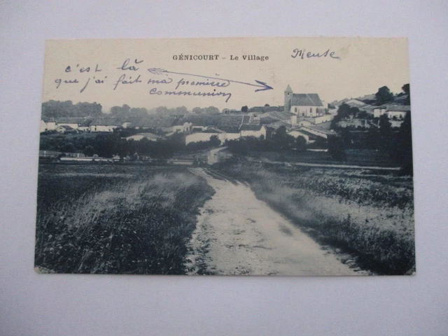 Cpa Val D'oise 95 Genicourt Le Village