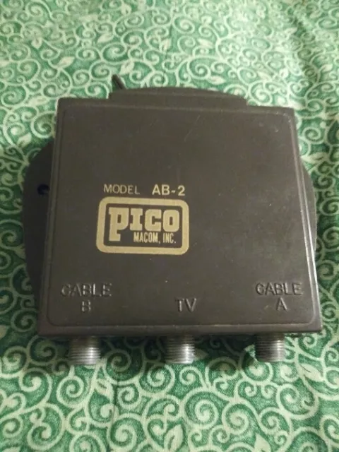 PICO Macom, Inc. AB-2 Coaxial Cable TV A/B Switch