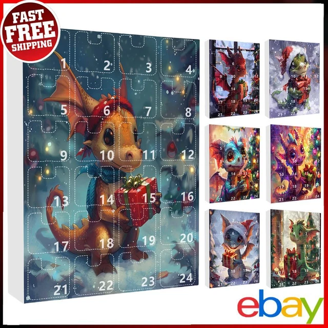 DRAGON ADVENT CALENDAR 2024 Christmas Advent Calendar Xmas Countdown