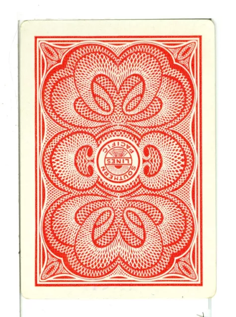 Single Vintage Wide Railroad Playing Card "Southern Pacific RR" SP 9a, 1925
