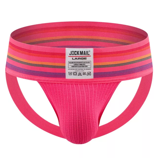 MENS ATHLETIC SUPPORTER Jockstrap 3 Inch Wide Waistband Brief