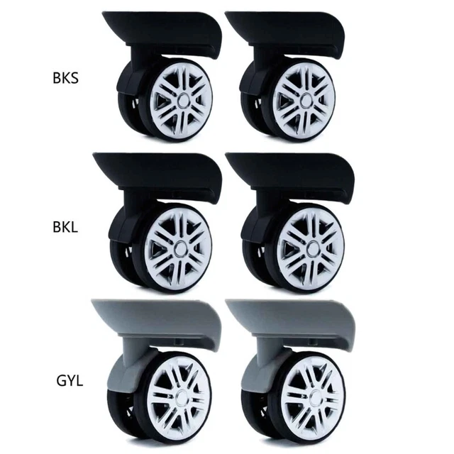 Luaggage Replacement Wheels Left Right Swivel Wheel Trolley Case Luggage Wheels
