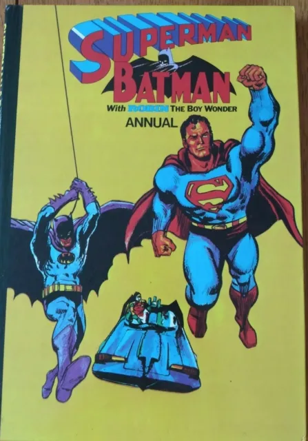 Superman & Batman Annual HC 1977 Brown Watson VHTF