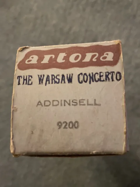 Artona Klavierrolle ""Warschauer Konzert"" von Richard Addinsell Nr. 9200