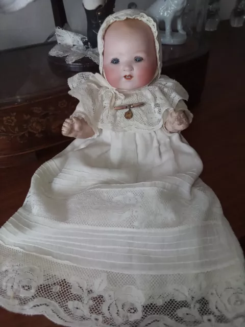 Poupee Ancienne Petit Bb Tete Porcelaine