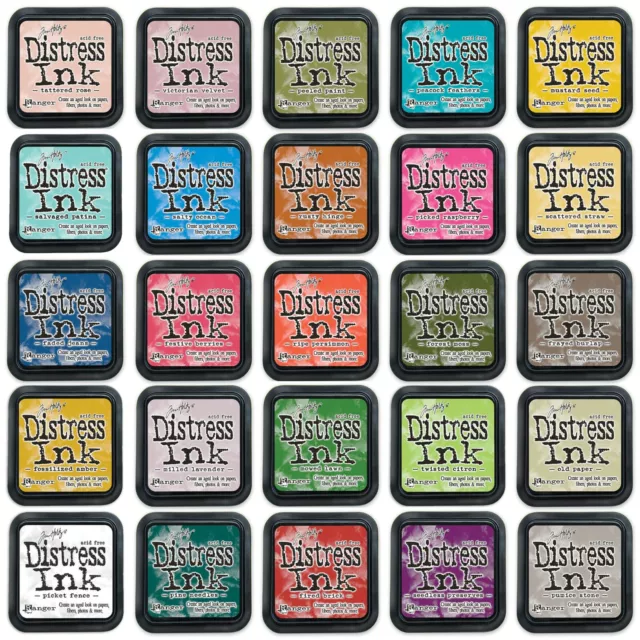 RANGER Tim Holtz Distress Ink Pads 66 Colors You select