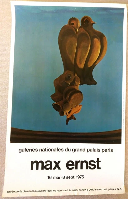 Lithographie Originale Max ERNST "Le Surréalisme (Les Cartes)" - Mourlot 1964, Art Surréaliste Signé