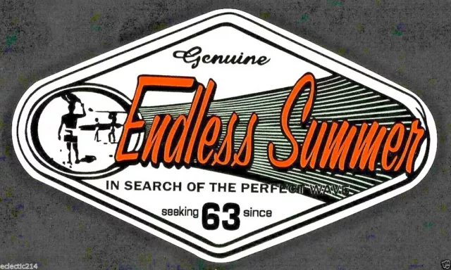 "ENDLESS SUMMER" Sticker Decal SURFING Longboard Skate Mal D Fin Surf SURFBOARD