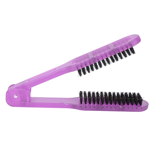 (Viola) Spazzola per capelli a setole previene efficacemente l'elettricità statica setole