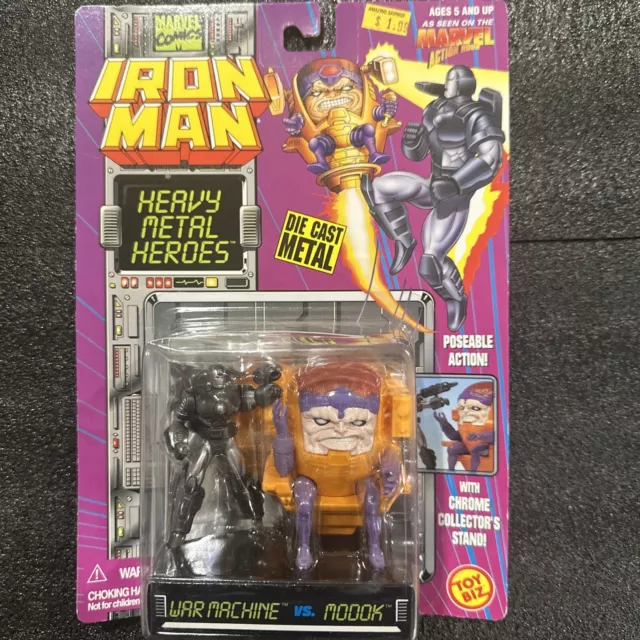 Toy Biz Iron Man Heavy Metal Heroes War Machine Vs Modok MoC Marvel Comics