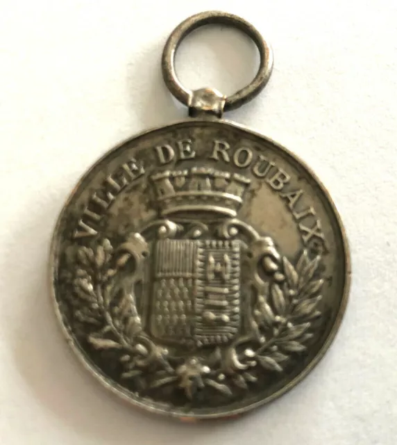 Medaille Bronze De La Ville De Roubaix Ref68658