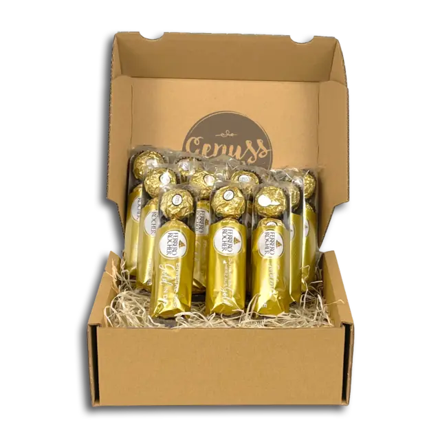 (48,25 EUR/kg) Genussleben Box mit 48x Ferrero Rocher
