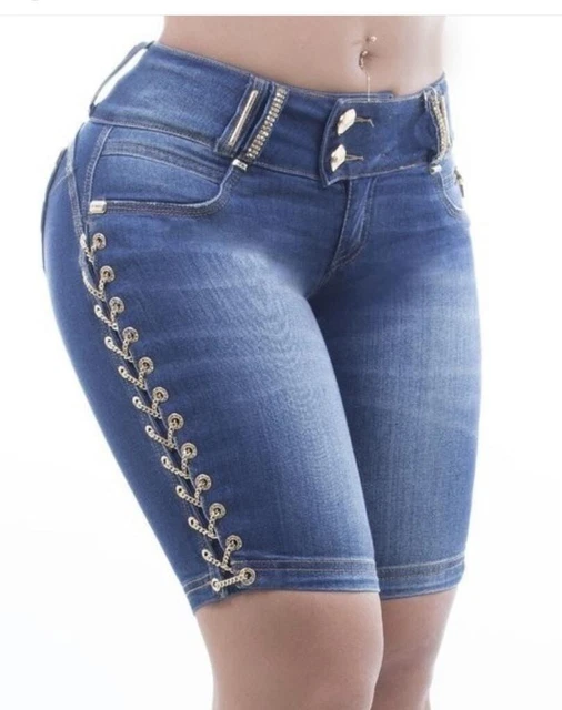 PIT BULL JEANS Brazilian Butt Lift Sexy Women Shorts £66.25 - PicClick UK