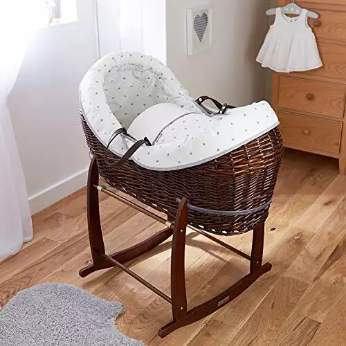 Clair de Lune Deluxe Rocking Moses Basket Stand 2