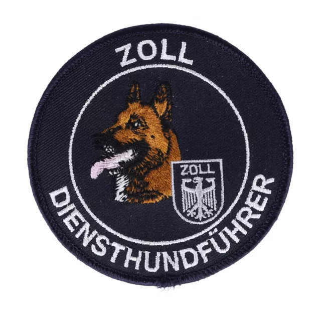 Abzeichen Zoll Diensthundführer Malinois blau