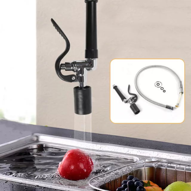 Commercial Restaurant Kitchen Pre-Rinse Sprayer Faucet Spray Head Tap & Hose