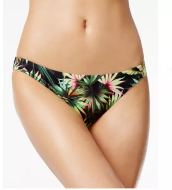 Lucky Brand Coastal Palms Hipster Bikini Bottoms Women's Swimsuit Size L 00171