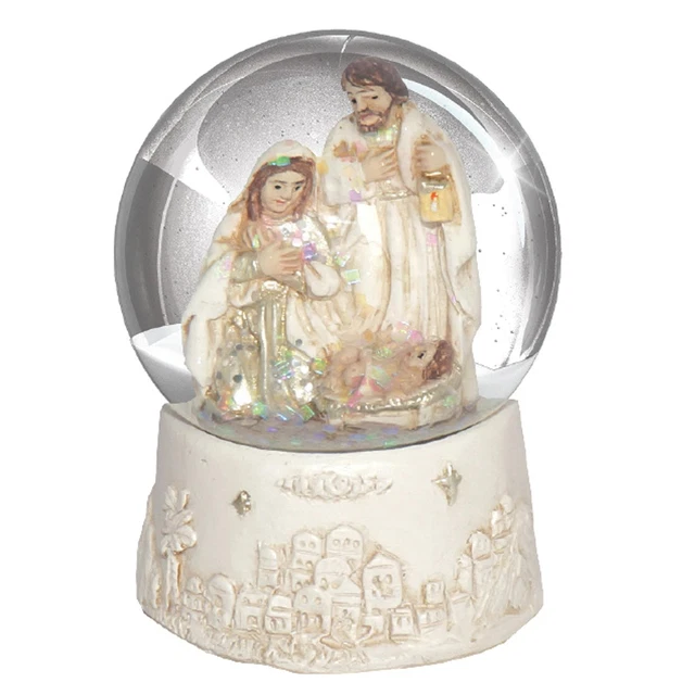 Natale Presepe Mini 45mm Neve Waterball Globo 89263