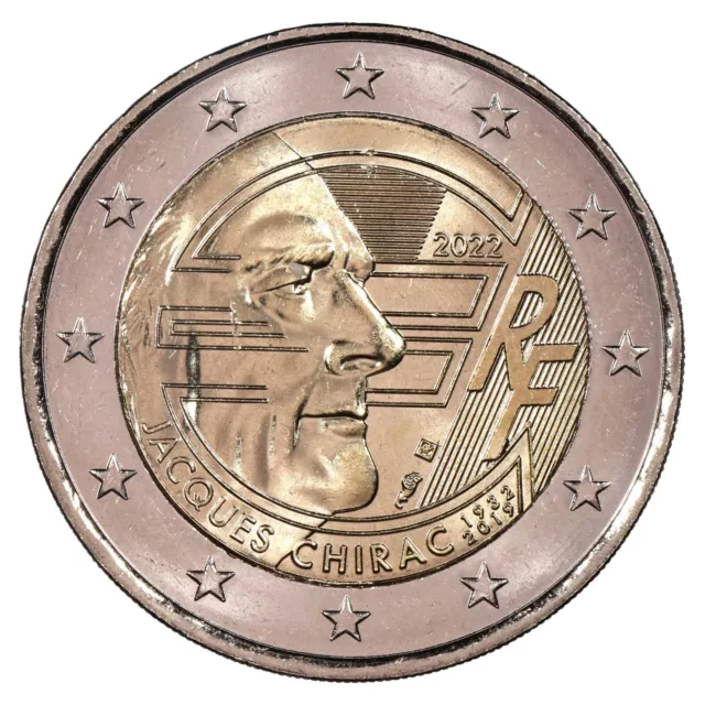 détails de monnaie 2 euros commémorative france 2022