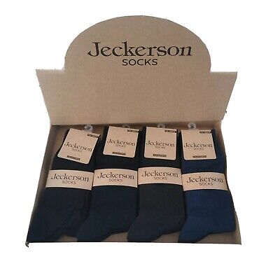 Set 6-12 Calze Corte Jeckerson Di Qualità Colori Assortiti Elasticizzati Socks